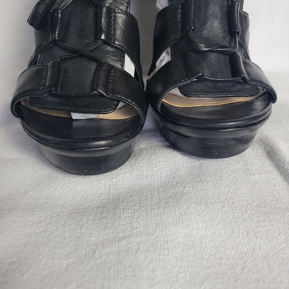 Coach Teagan Black leather sandals - Picture 8 of 15